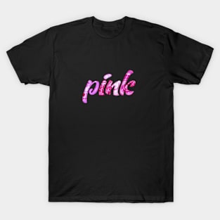 Pink Text T-Shirt